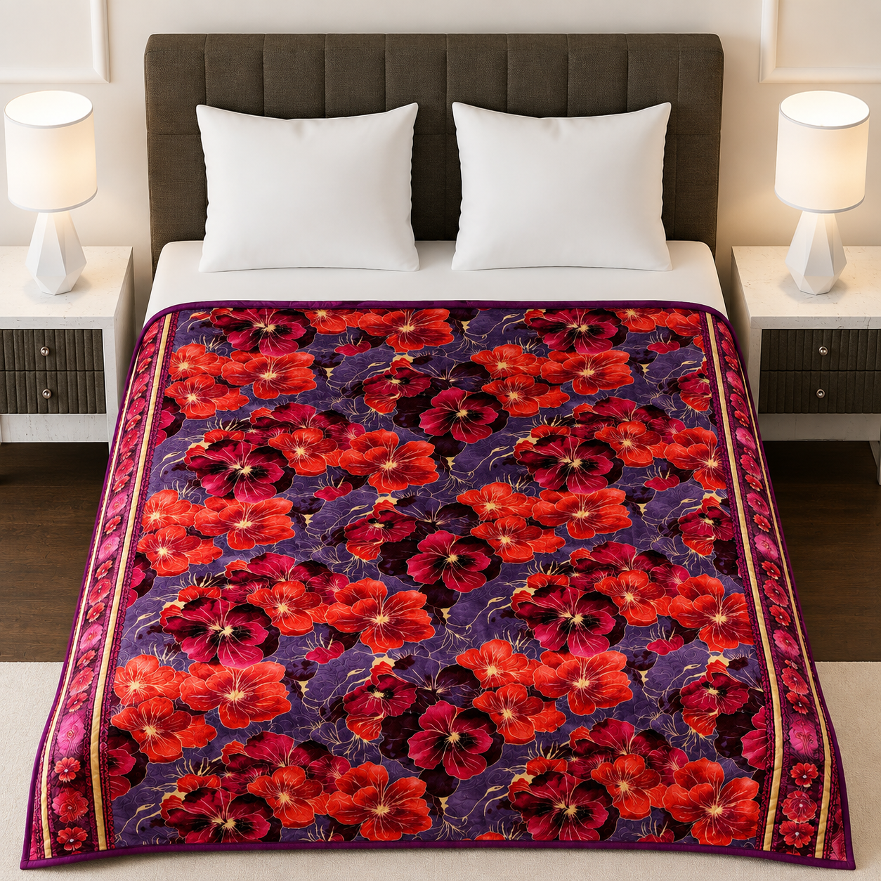 Home Sweet Home AC Blanket 1-Ply Double Bed 15